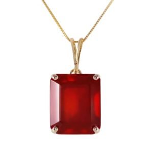 ruby stone original certified pendant with chain real